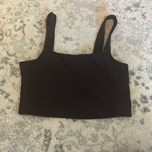 NEVER WORN! aeropostale black crop tank